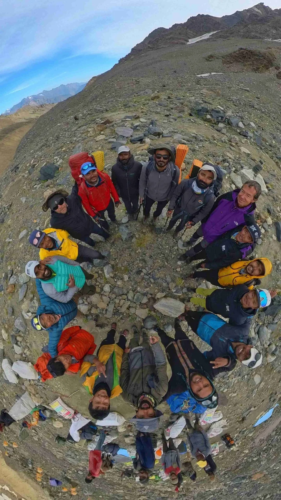 Mt. Nun Peak, photo 1 from a Kailasa Treks departure